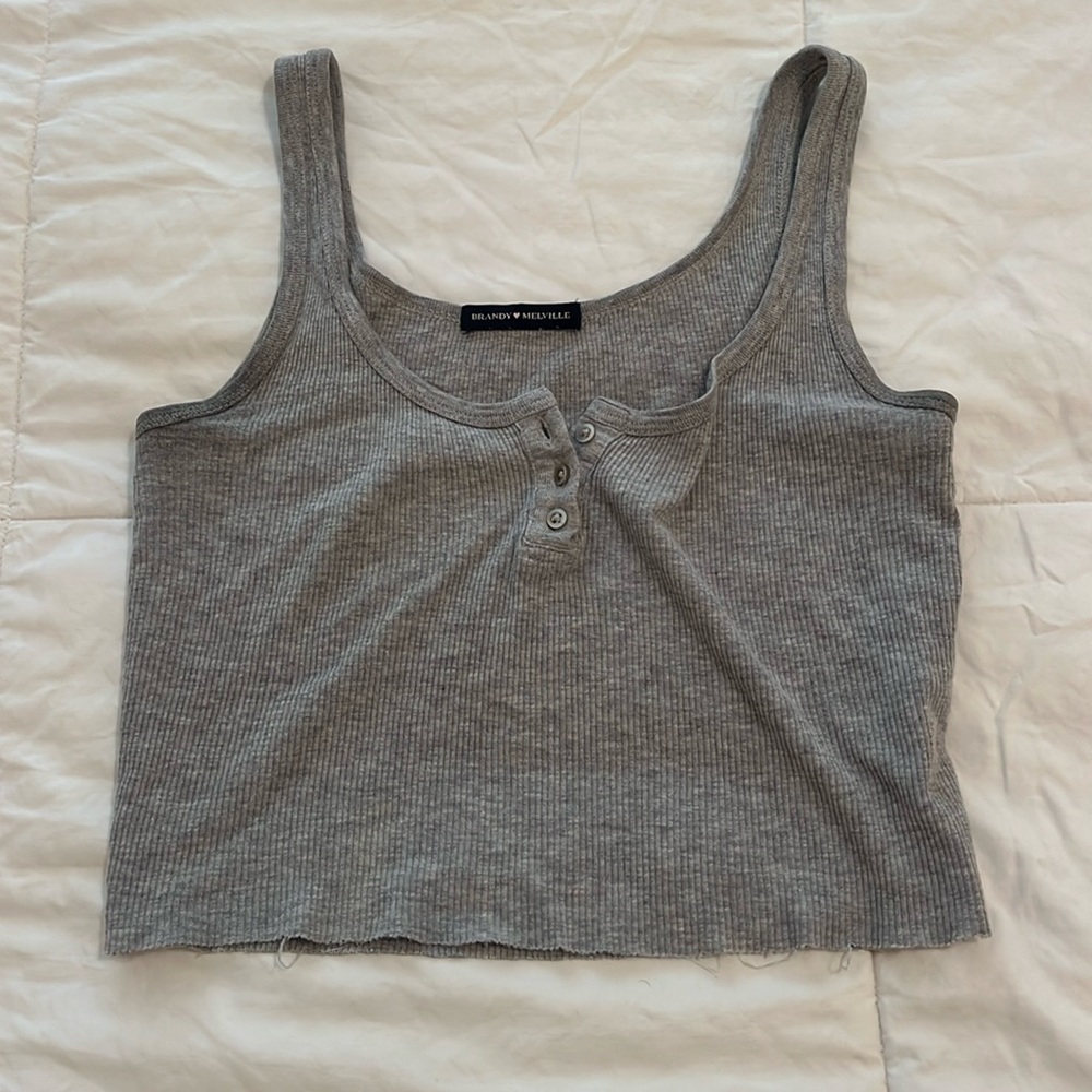 Brandy Melville grey tank. One size.